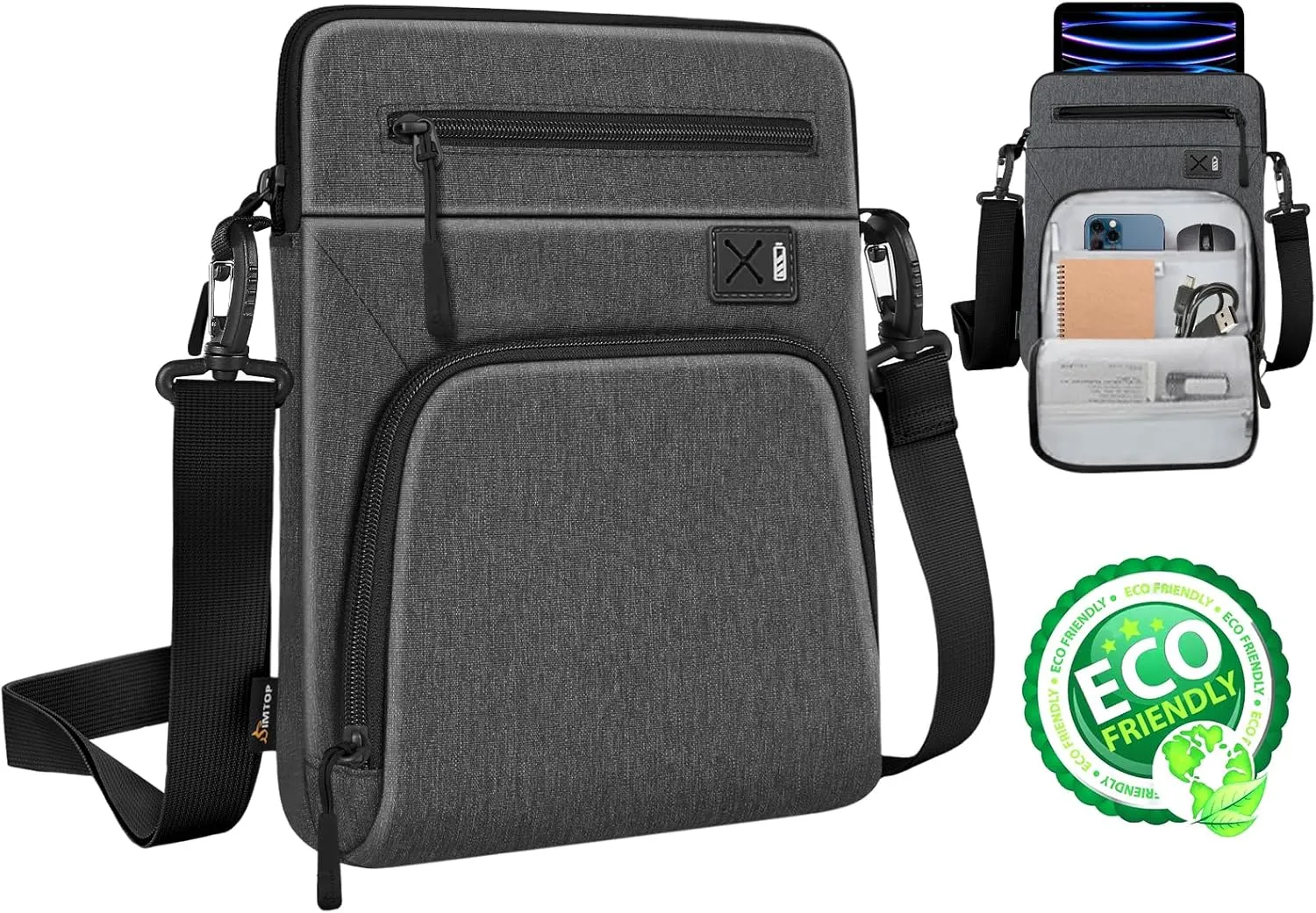 11 Inch Tablet Sleeve, Compatible with Apple iPad Pro 11 (4th/3rd/2nd/1st Gen), 10.9" iPad Air (5th/4th Gen), Microsoft Surface Go & Other 11" Tablets, Water-Resistant Carrying for Ultimate Protection