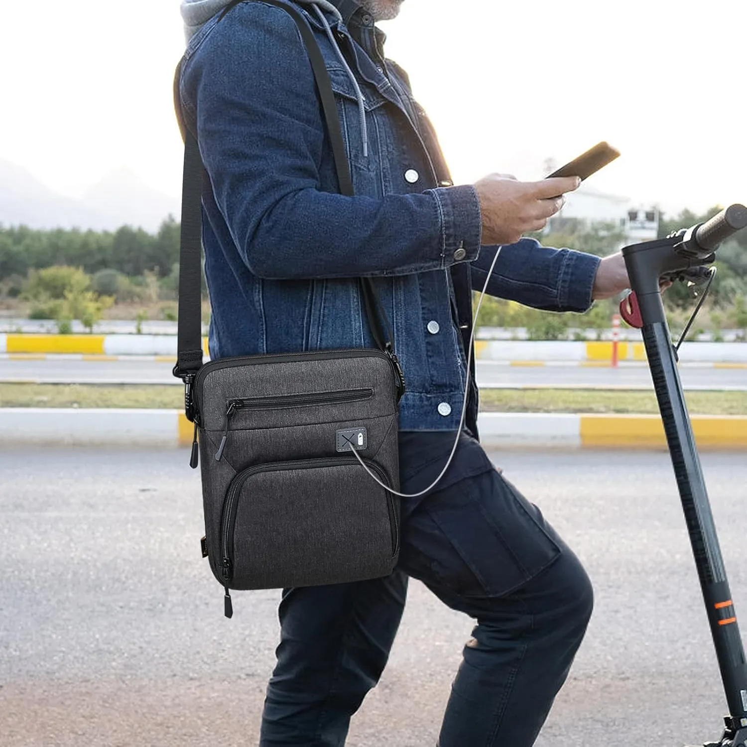 11 Inch Tablet Sleeve, Compatible with Apple iPad Pro 11 (4th/3rd/2nd/1st Gen), 10.9" iPad Air (5th/4th Gen), Microsoft Surface Go & Other 11" Tablets, Water-Resistant Carrying for Ultimate Protection