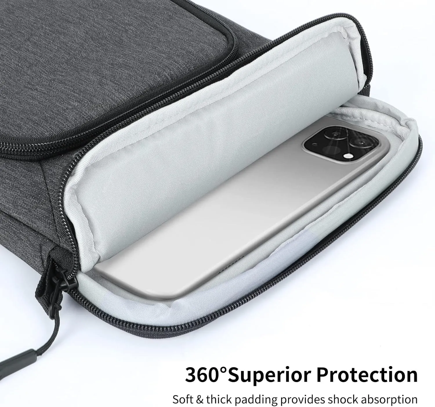 11 Inch Tablet Sleeve, Compatible with Apple iPad Pro 11 (4th/3rd/2nd/1st Gen), 10.9" iPad Air (5th/4th Gen), Microsoft Surface Go & Other 11" Tablets, Water-Resistant Carrying for Ultimate Protection