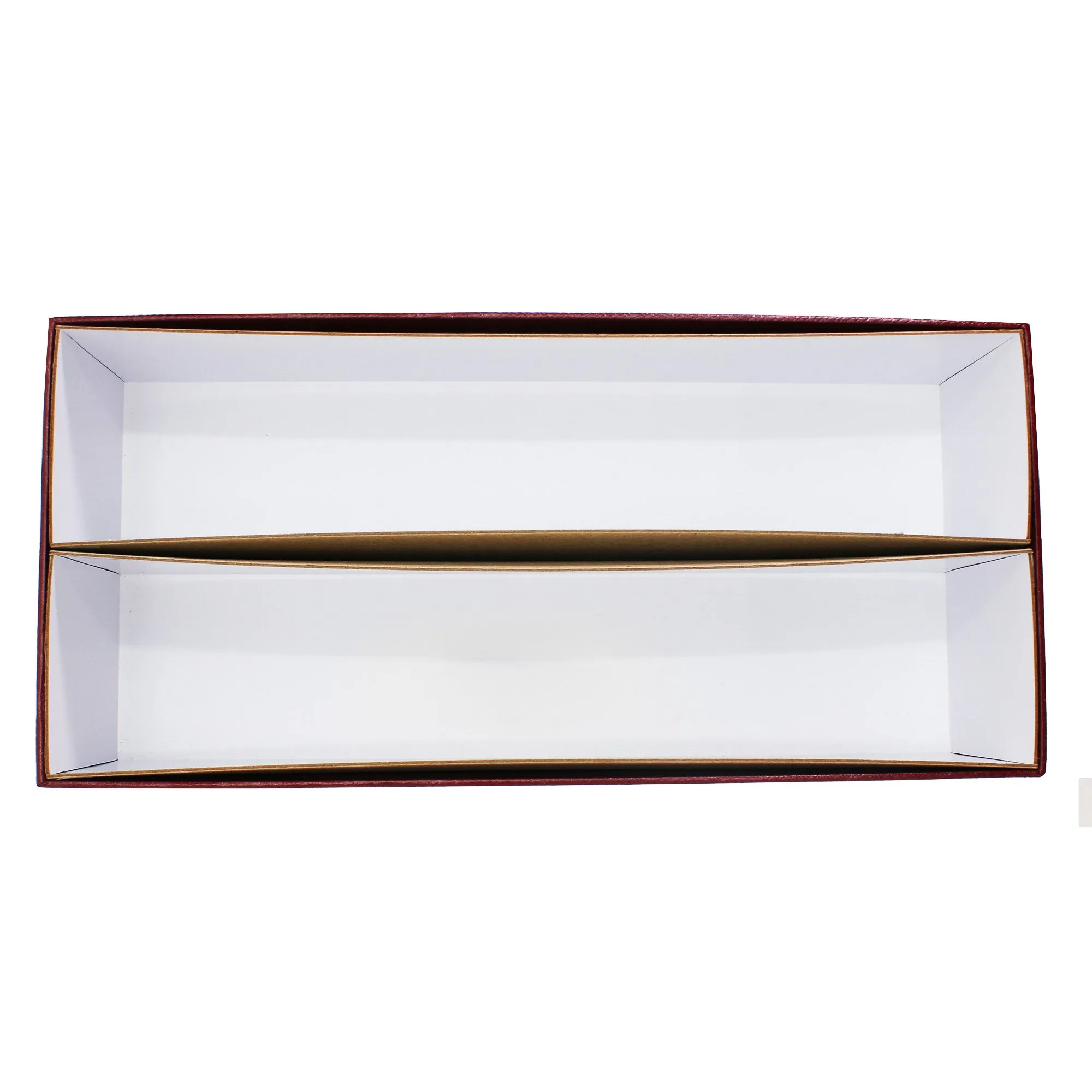 12 Inch Storage Box for Crown-size Holders or ICCS Certified Coins - Double Row (Red)