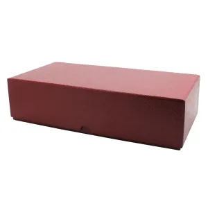 12 Inch Storage Box for Crown-size Holders or ICCS Certified Coins - Double Row (Red)