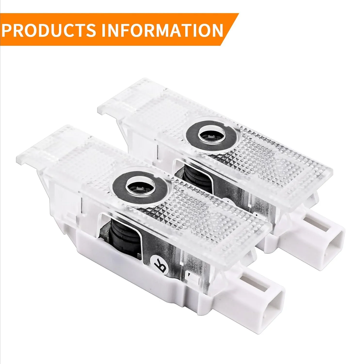 2 Pcs Never Fade Door Light Logo, Projection Ghost Shadow Welcome Puddle Light Compatible with Challenger 2013~Present Accessories (Bees)
