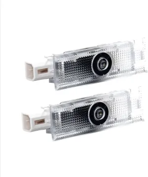 2 Pcs Never Fade Door Light Logo, Projection Ghost Shadow Welcome Puddle Light Compatible with Challenger 2013~Present Accessories (Bees)