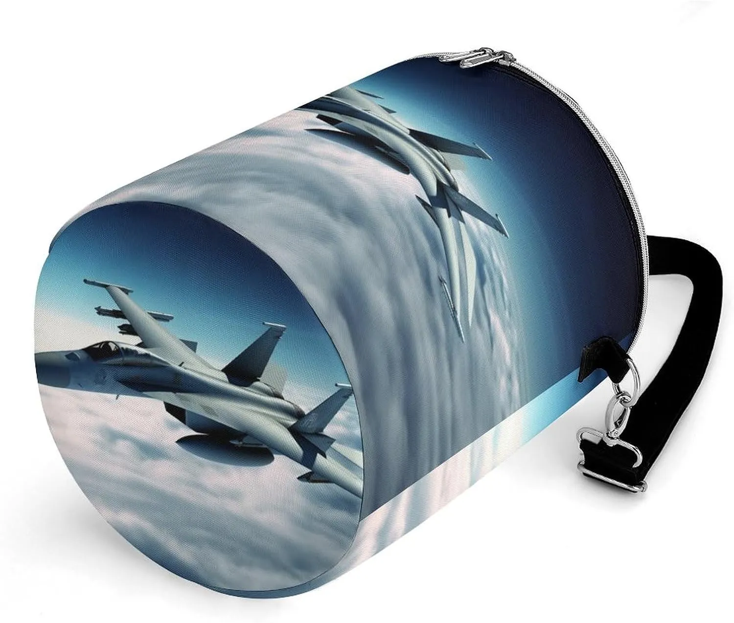 24 Cans Collapsible Soft Cooler Bag,Aircraft Fighter Jets Large Leakproof Camping Cooler,Portable Travel Cooler for Picnic, Camping, Beach, Trip