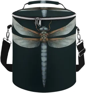 24 Cans Collapsible Soft Cooler Bag,Dragonfly Large Leakproof Camping Cooler,Portable Travel Cooler for Picnic, Camping, Beach, Trip