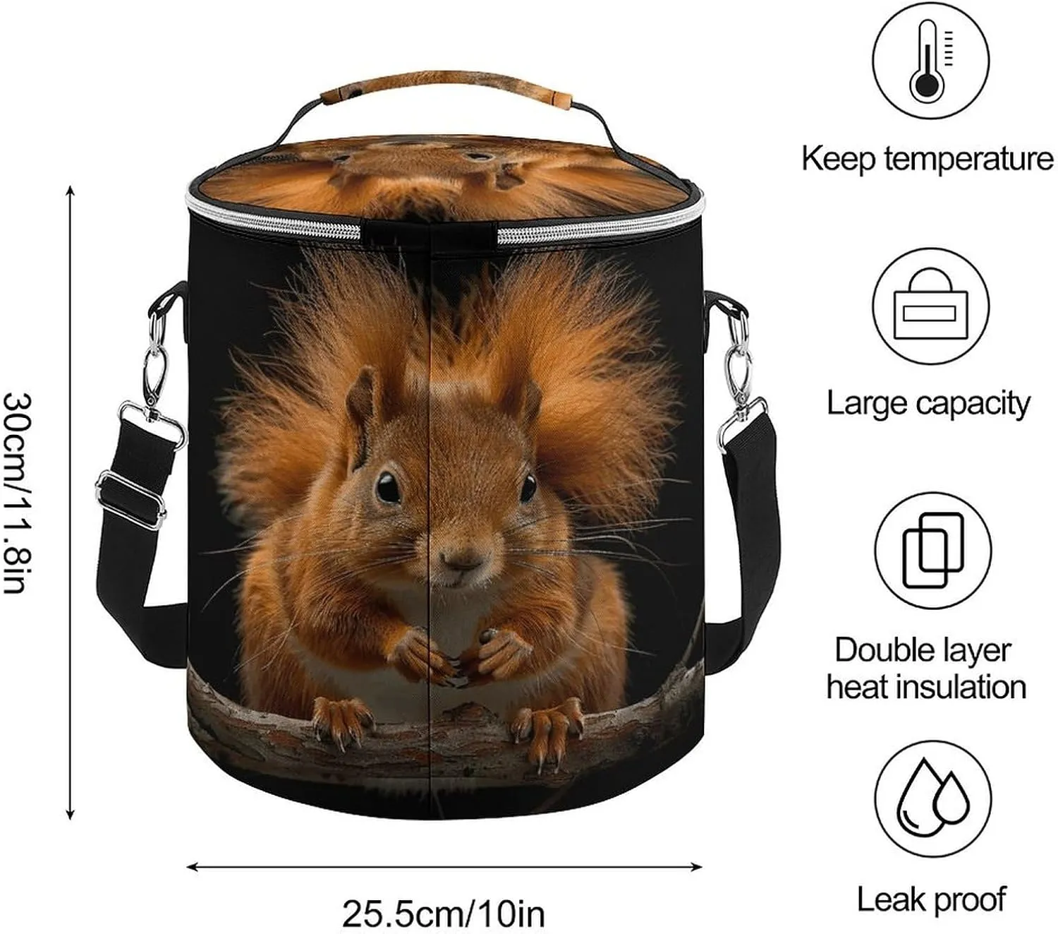 24 Cans Collapsible Soft Cooler Bag,Sitting on A Branch Large Leakproof Camping Cooler,Portable Travel Cooler for Picnic, Camping, Beach, Trip