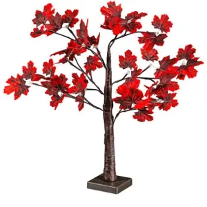 24" LED Red Maple Tree with 24 Lights Table Décor