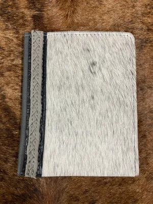 3" x 5" Salt & Pepper Hair-on-Hide Notebook