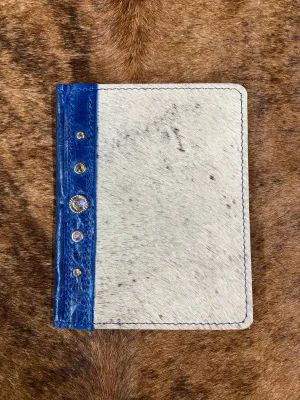 3" x 5" Salt & Pepper Hair-on-Hide Notebook