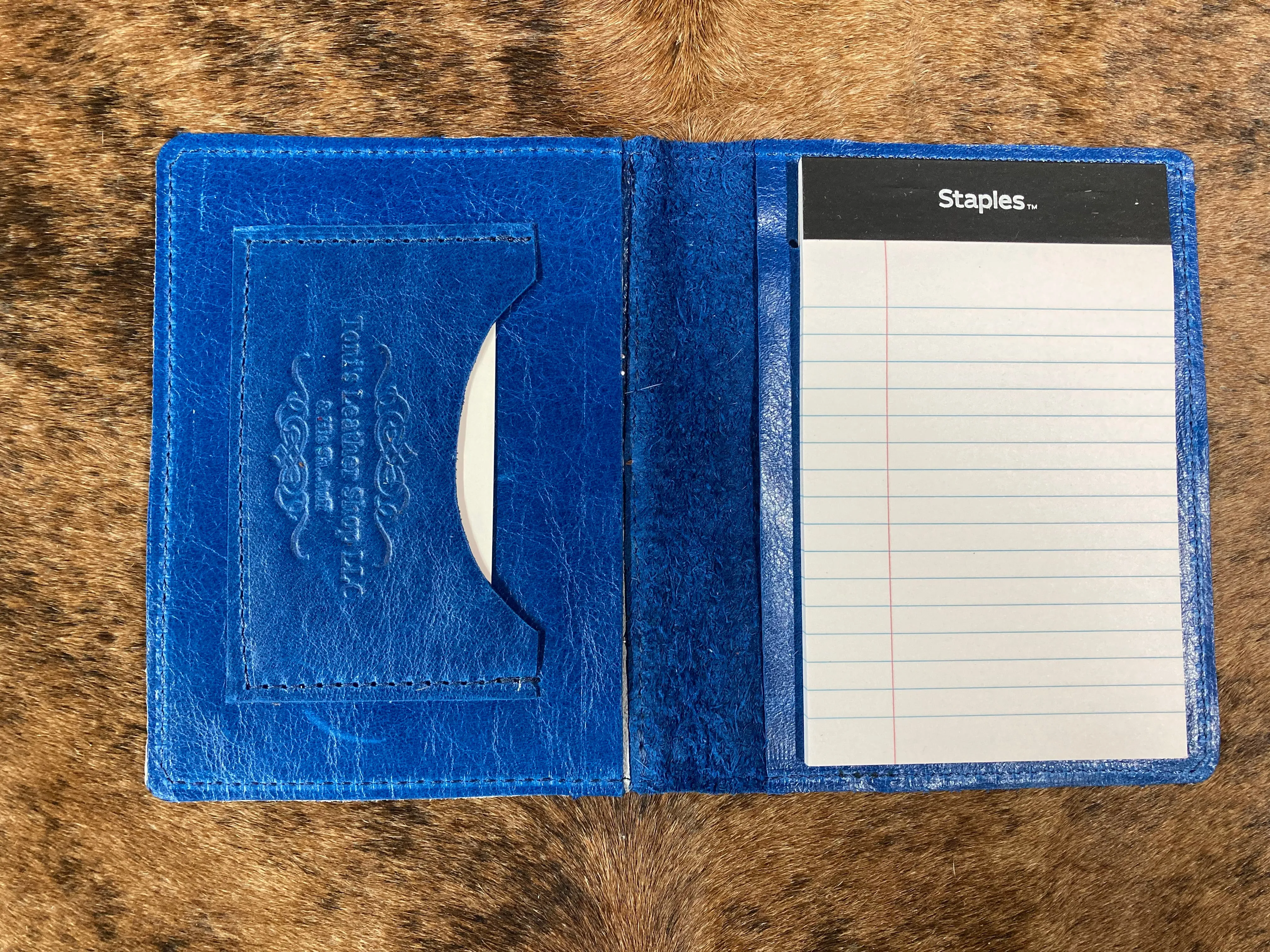 3" x 5" Salt & Pepper Hair-on-Hide Notebook