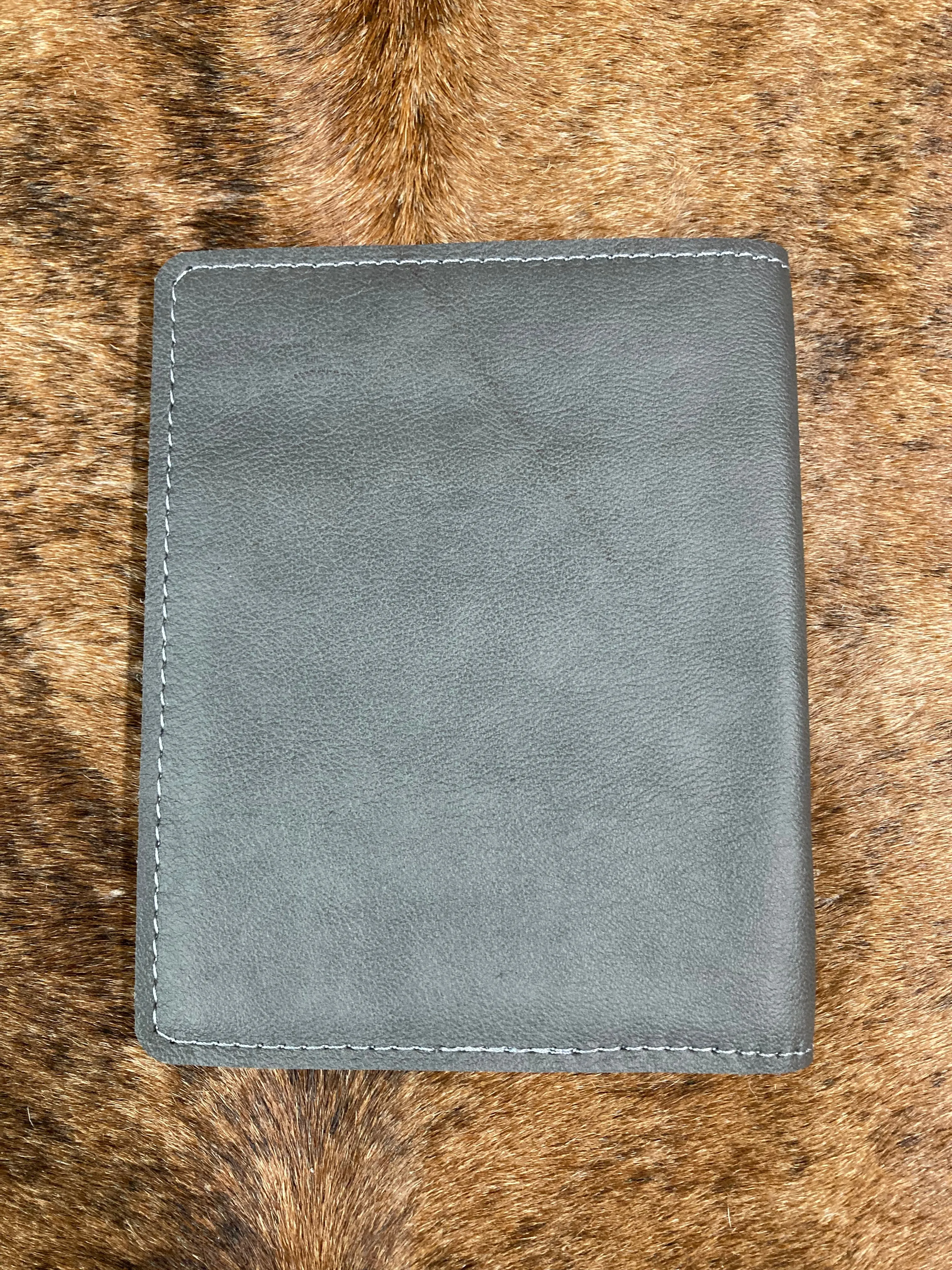 3" x 5" Salt & Pepper Hair-on-Hide Notebook