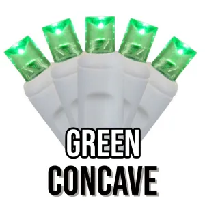 5MM LED Concave White Cord 50 Lights