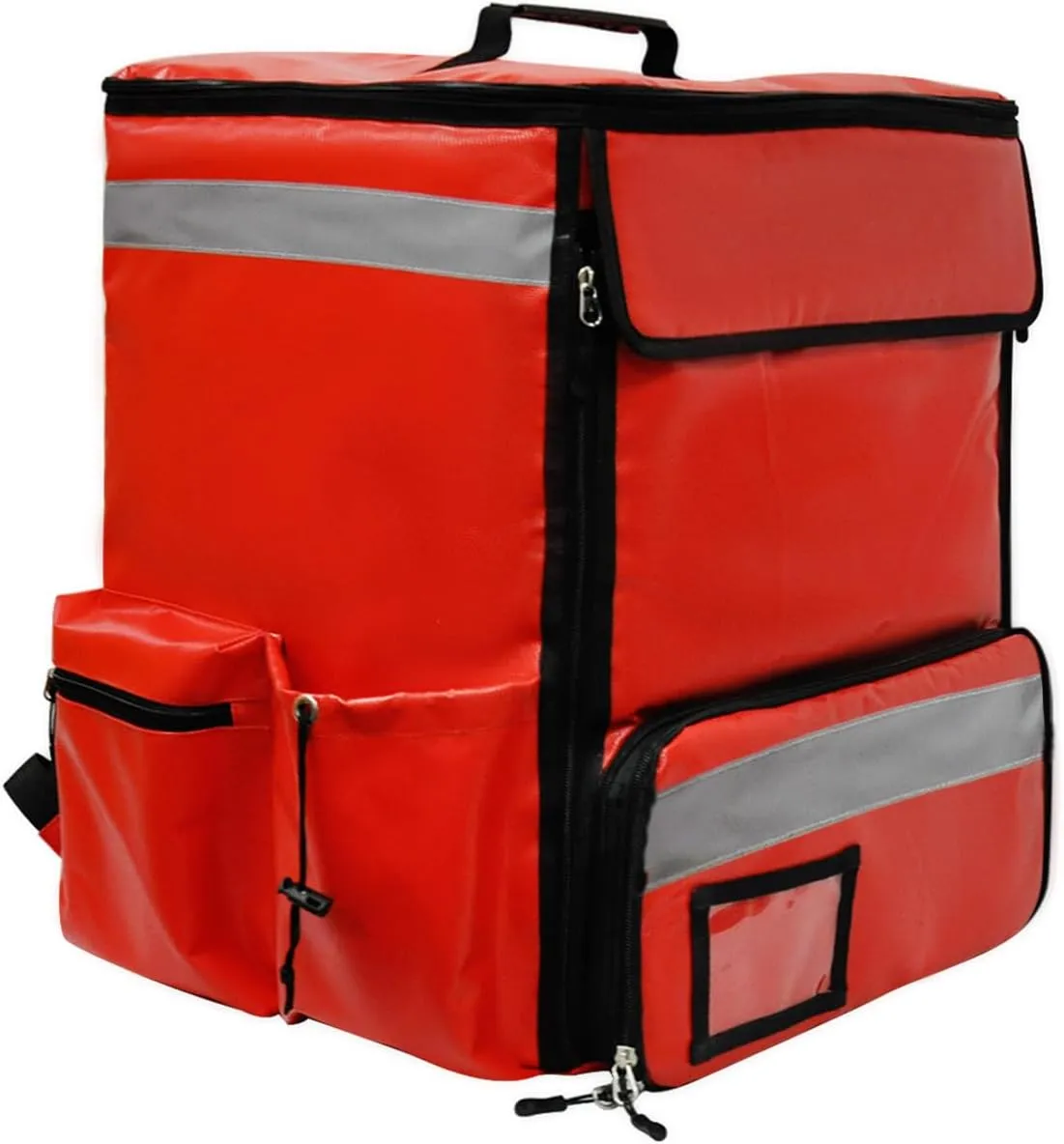 70L XL Large Insulated Food Delivery Backpack Expandable with 4 Cups Holders Cooler Bag Waterproof Pizza Bag for Uber Eats Thermal Food Bag for Bike for Beach, Picnic, Camping UberEats Doordash