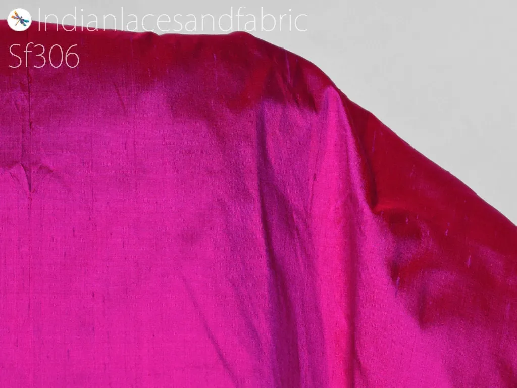 80 gsm Iridescent Indian Pure Silk Fabric by the yard Mulberry Silk Home decor Curtains Scarf Costume Apparel Wedding Evening Dresses Dolls