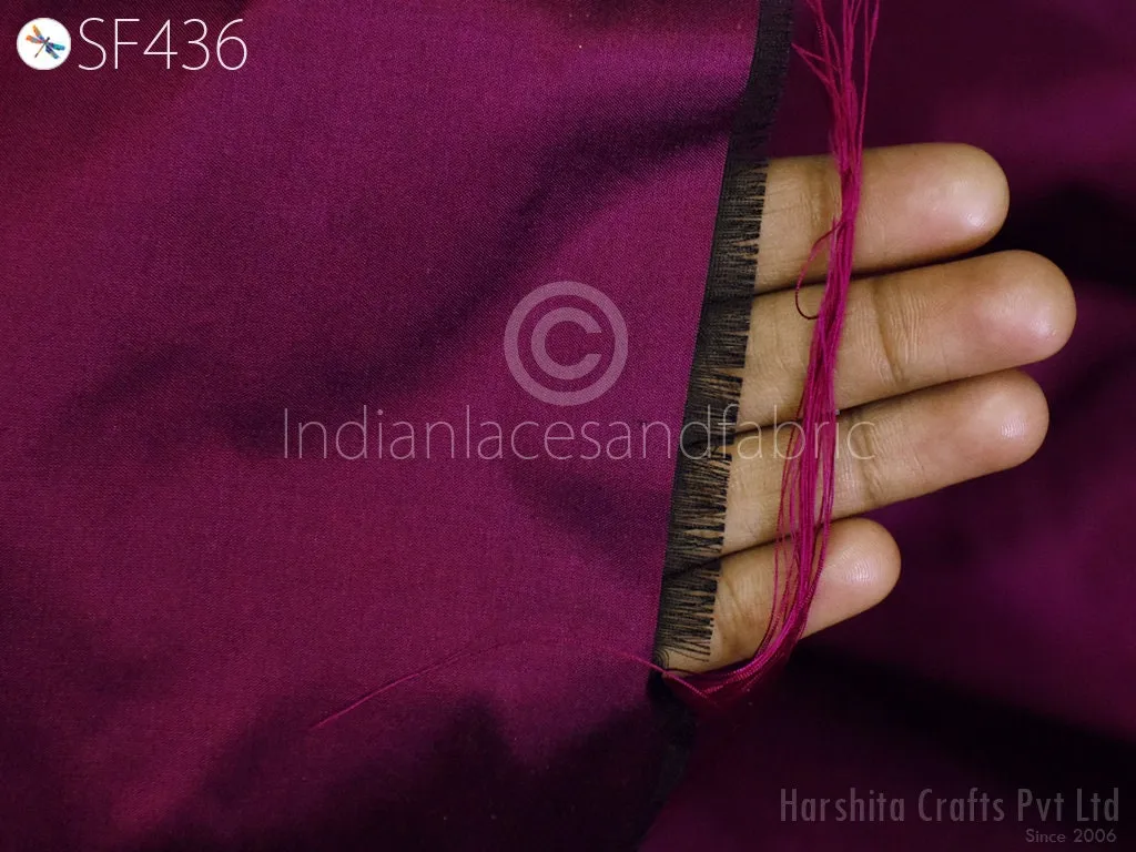 80gsm Iridescent Wine Black Indian Pure Silk Fabric by the yard Soft Silk Curtains Scarf Costume Apparels Wedding Evening Dresses Dolls