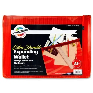 A4  WALLET-RED Extra Durable