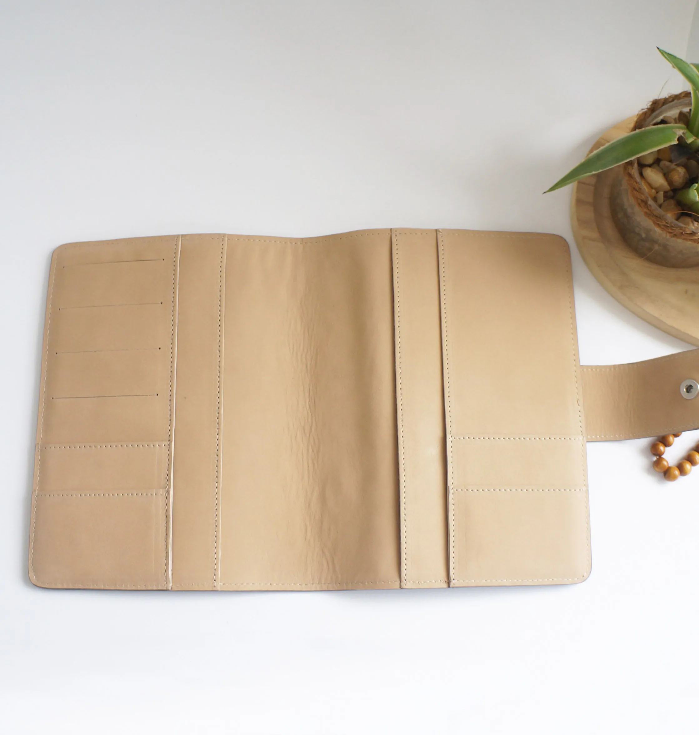 A5 Journal Cover - Fauve/Velvet Cotton 2.0