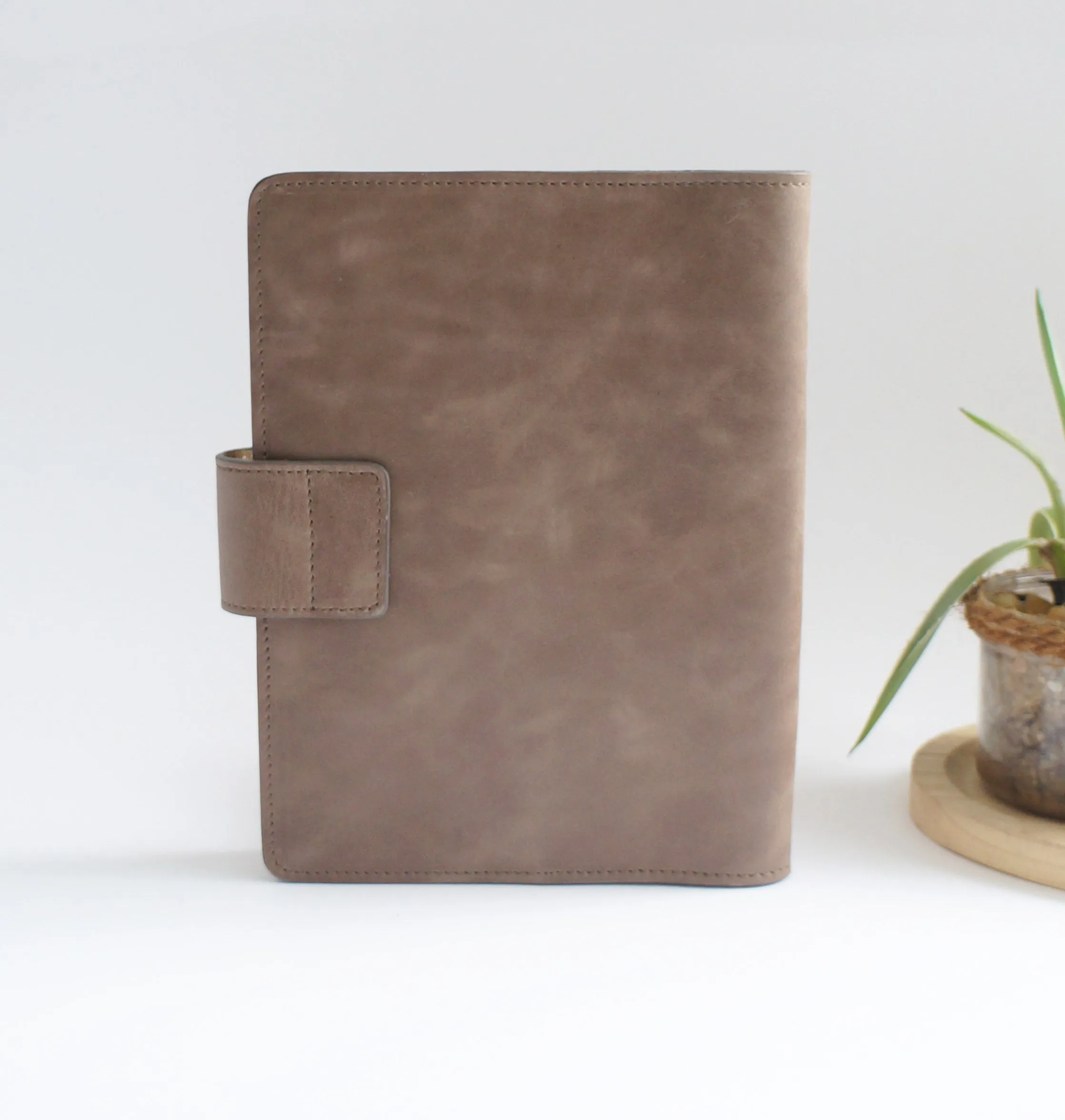 A5 Journal Cover - Fauve/Velvet Cotton 2.0