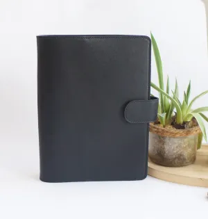 A5 Ring Binder Compact - Black Smooth