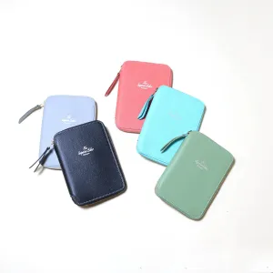 A6 Calf Leather Zip Organizer