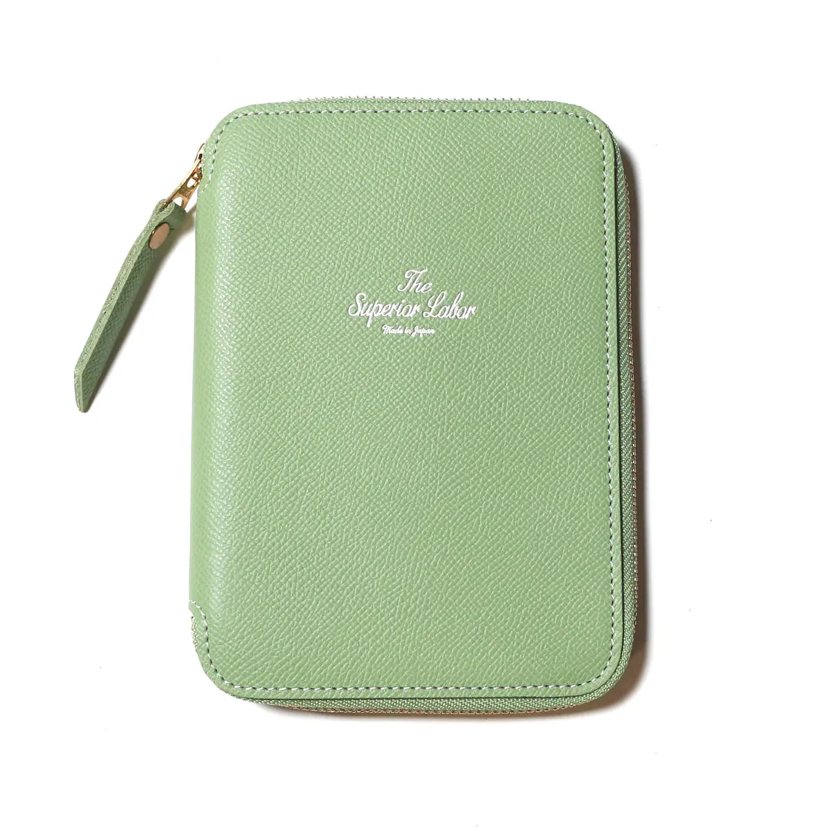 A6 Calf Leather Zip Organizer