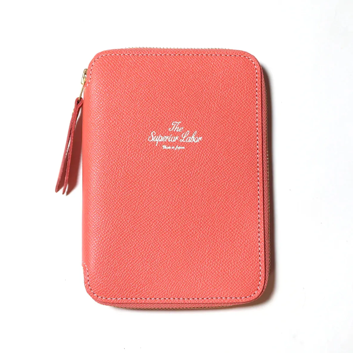 A6 Calf Leather Zip Organizer