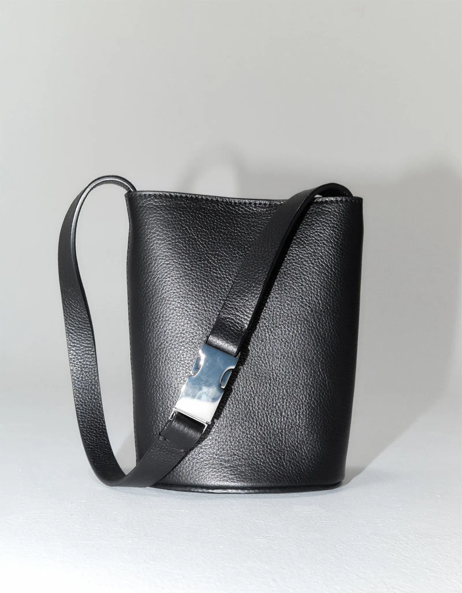 Adjustable Bucket Bag - Black