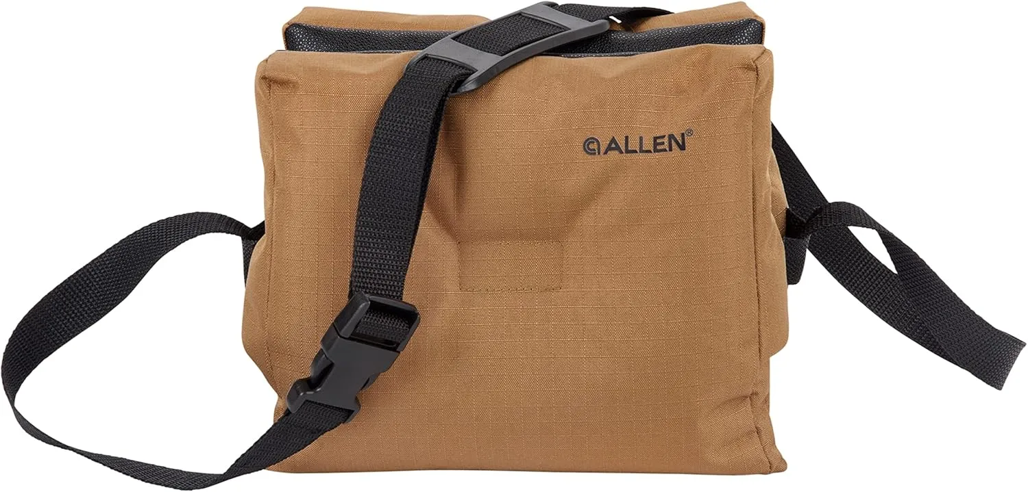 Allen Company Rifle Bench Rest/Bags - Target Sports Bench Rest Stand Holders for Rifle Shooting Hunting - Brown, Gray or Coyote