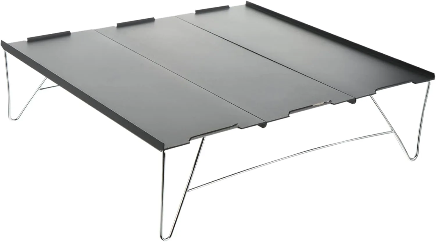 Aluminum Alloy Table Lightweight Portable Folding Picnic Table for Camping Hiking BBQ and Outdoor Activities Compact Design for and Storage