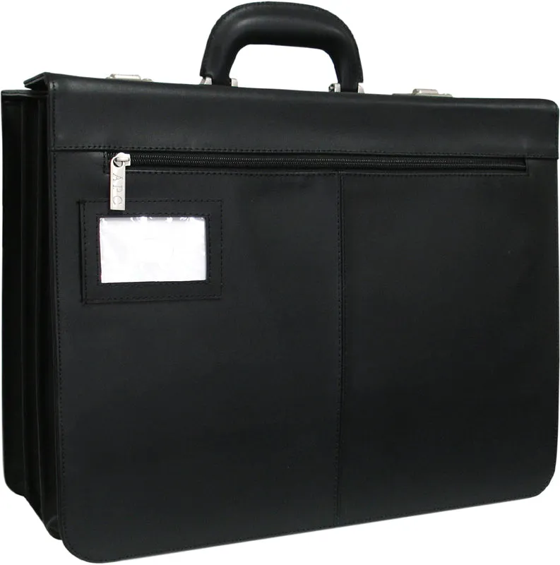 Amerileather Modern Attache Leather Executive Brief (#2891-04)