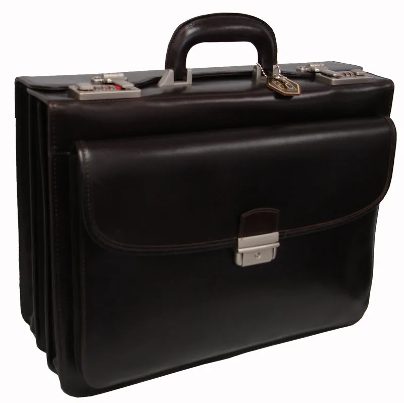 Amerileather Modern Attache Leather Executive Brief (#2891-04)