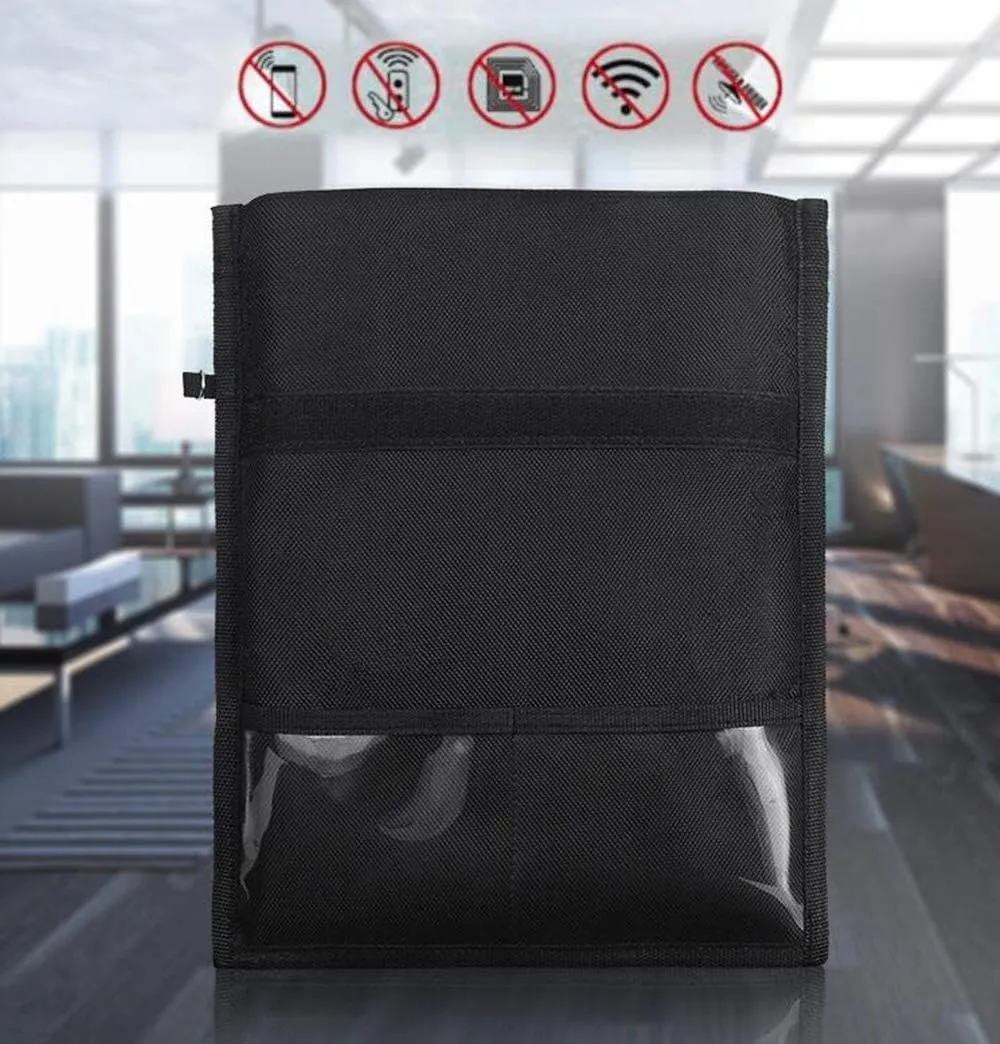 Amradield Faraday Bag Tablet Sleeve for iPad and Phones - Device Shielding for Law Enforcement, Military, Executive Privacy, Travel & Data Security, Anti-Hacking & Anti-Tracking Assurance