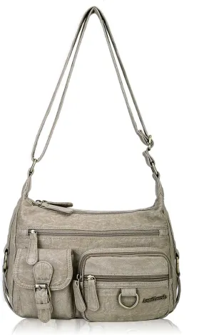 Angel Barcelo Cross body Shoulder Bag Women Soft PU Leather Purses and Handbags