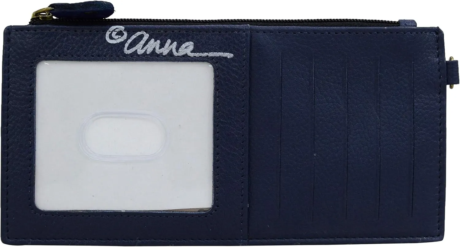 Anna by Anuschka Women's Hand Painted Genuine Leather Organizer Wallet