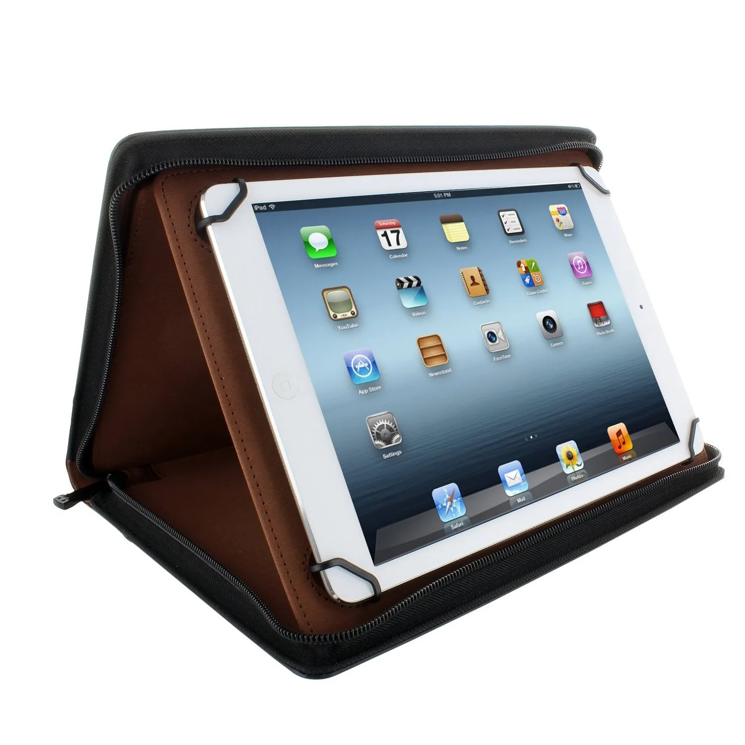 Apple iPad Air 3  PadFolio Case Black Executive Notepad Holder 8.5" To 11" Inch