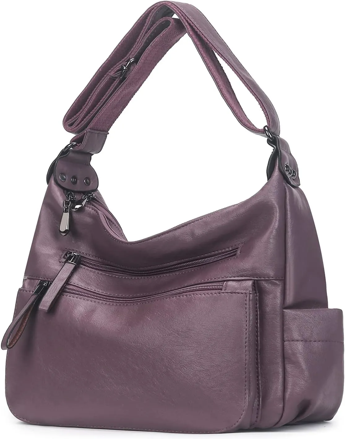 Artwell Fashion Crossbody Bag For Women Shoulder Bag Soft PU Leather Handbags Purses Multi Pocket Hobo Tote Bag