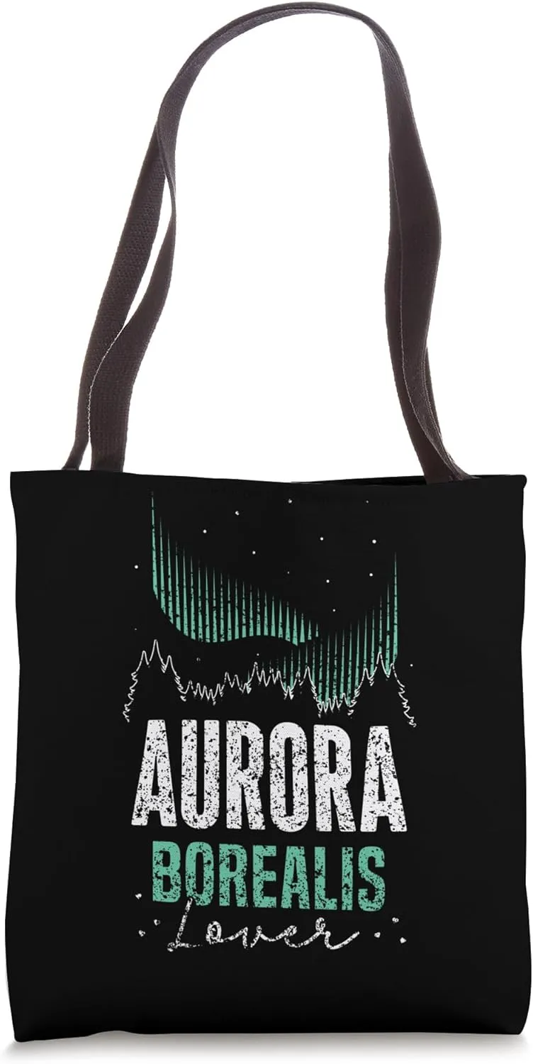 Aurora Borealis Lover Northern Lights Aurora Borealis Tote Bag