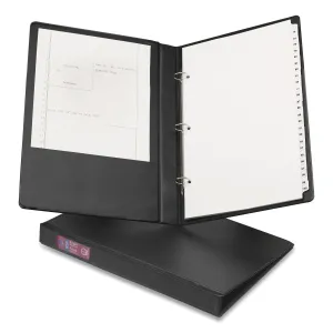 Avery® Legal Durable Non-View Binder With Round Rings, 3 Rings, 1" Capacity, 14 X 8.5, Black, (6400)