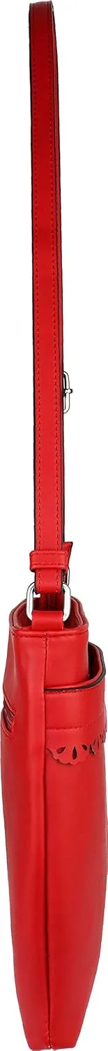 B BRENTANO Vegan Medium Crossbody Handbag Purse