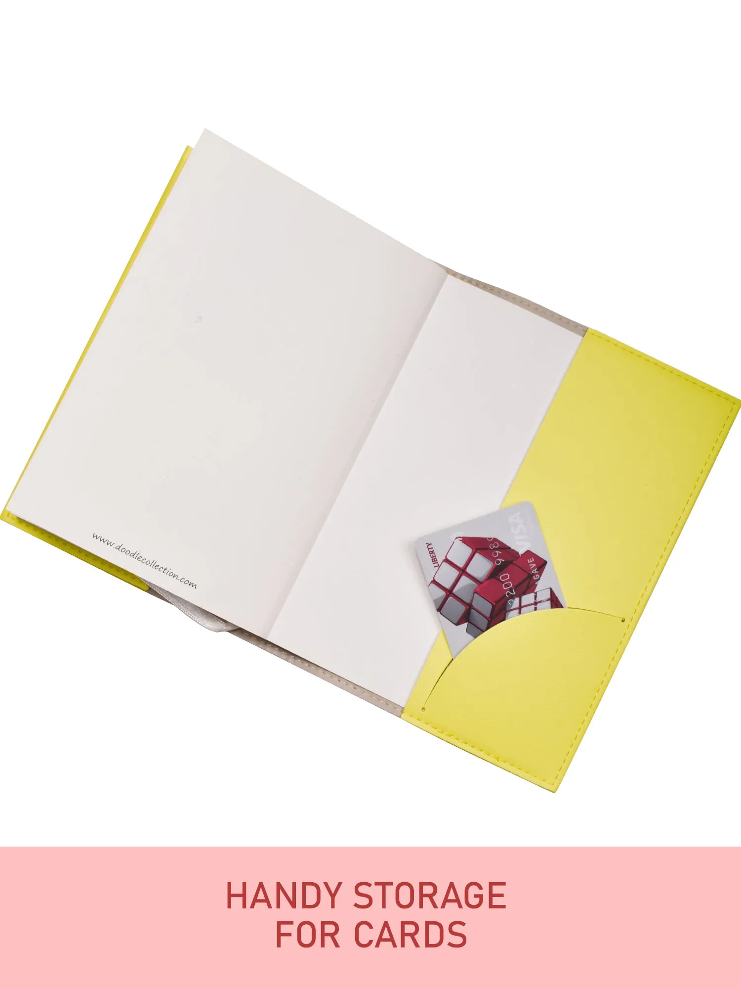 B6 Refillable Journal Notebook - Daisy Bloom (Yellow)