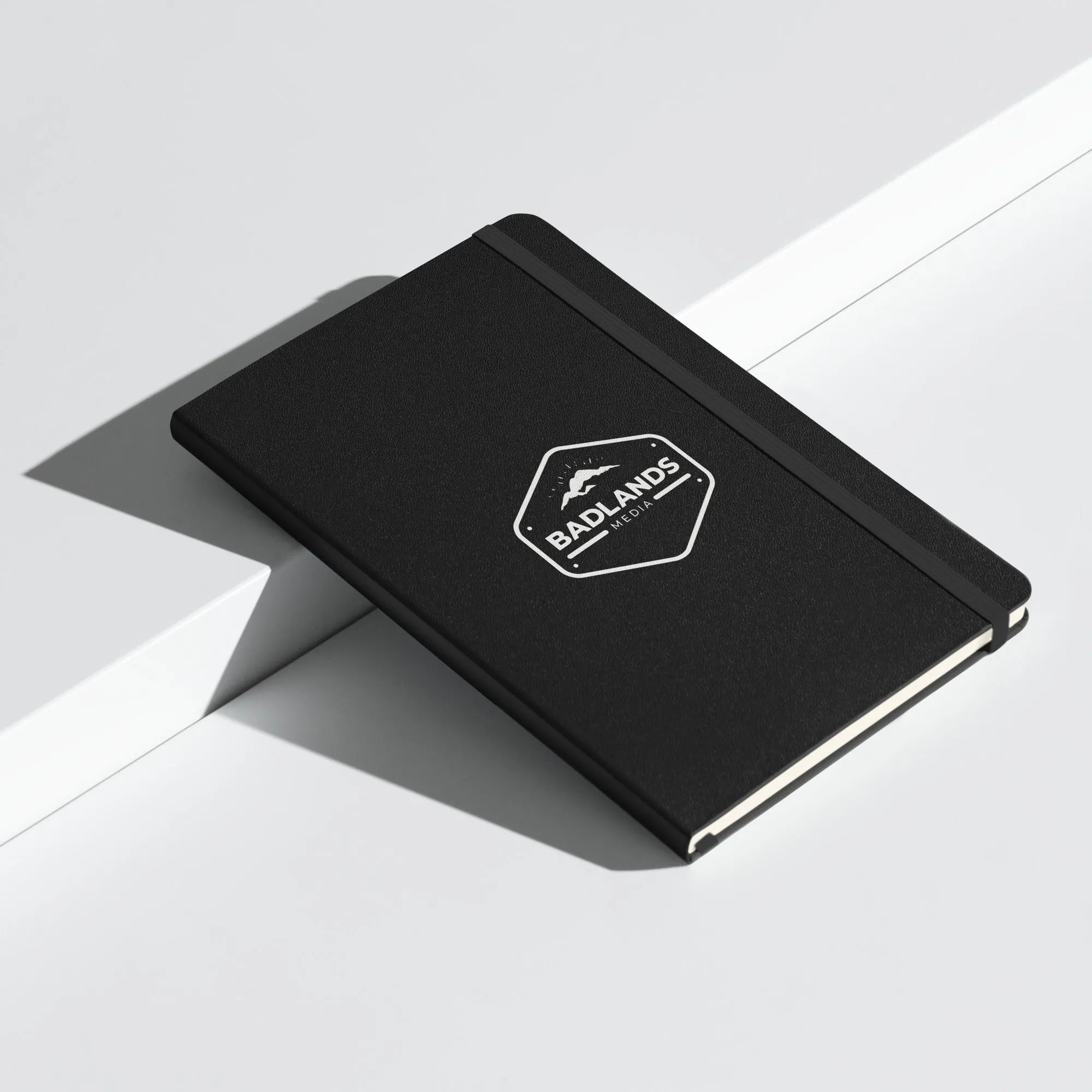 Badlands Hardcover bound notebook (white logo)