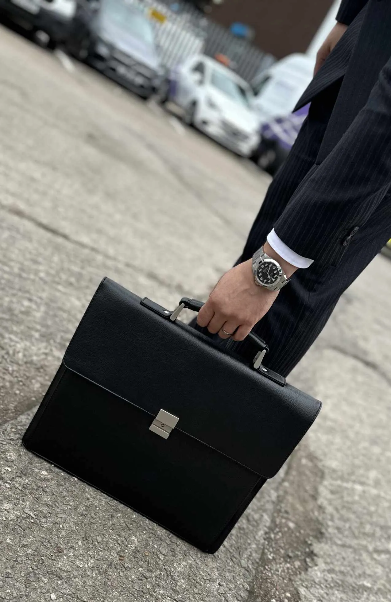 Bag Top-tier Laptop Interactive | BriefCase Leather Black