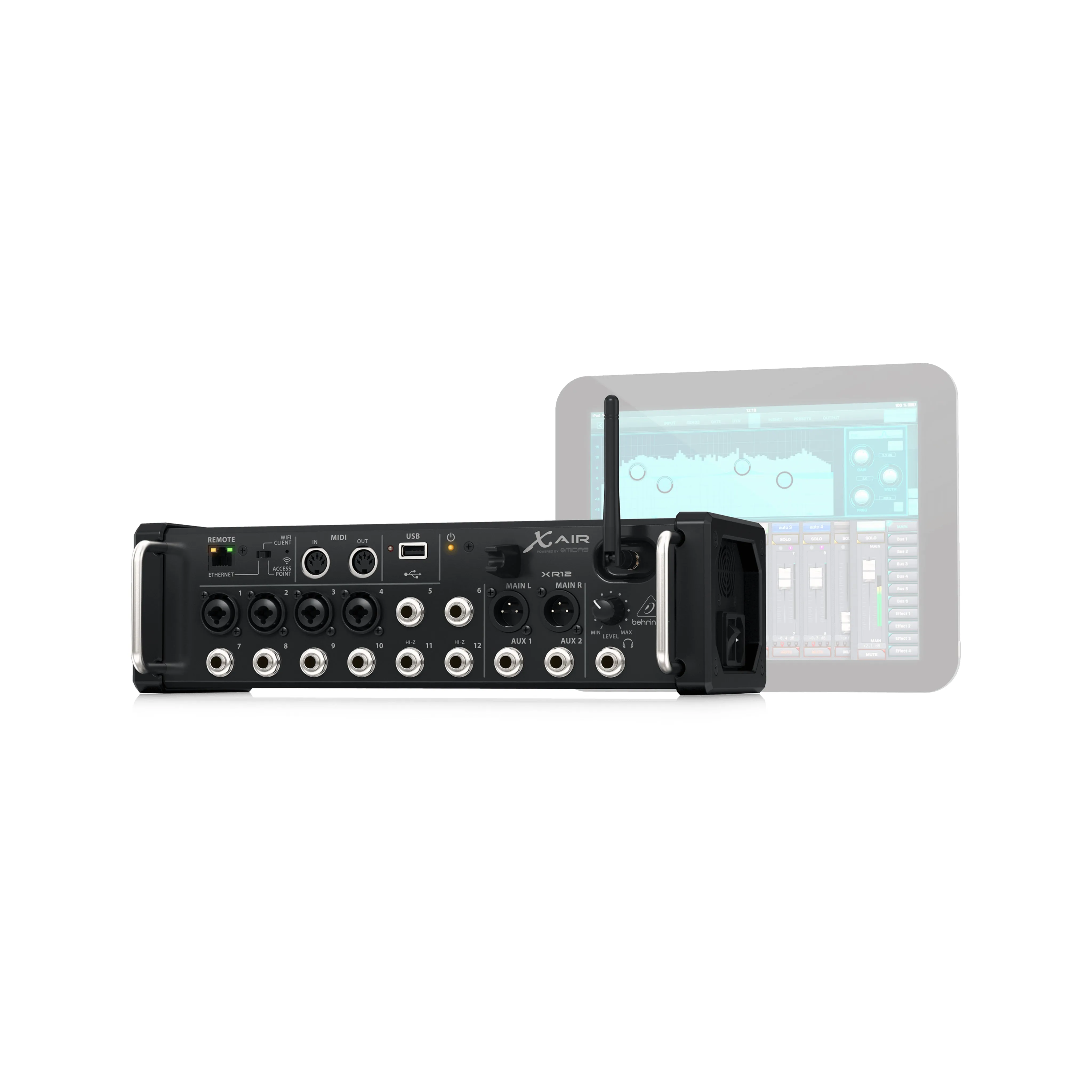 Behringer XR12 X Air 12-Channel Tablet-Controlled Digital Mixer