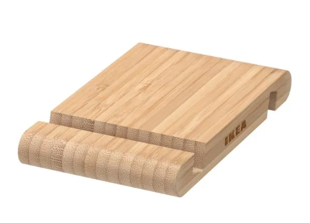 BERGENES - Holder for mobile phone/tablet, bamboo