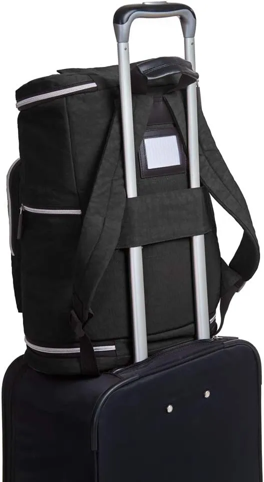 biaggi Zipsak Travel Laptop Backpack - TSA Friendly, Fits 16-inch Notebook, Perfect for Men & Women, College, Business, and Work (Black)