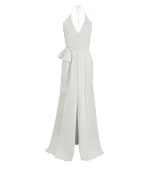 Bias Gown-Silk Georgette - Ivory