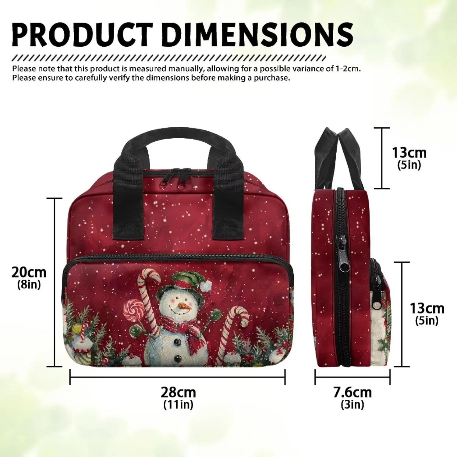 Bible Cover for Women Men Study Bible Case with Handle Church Bag Tote Bag for Home, Office, Travel, School