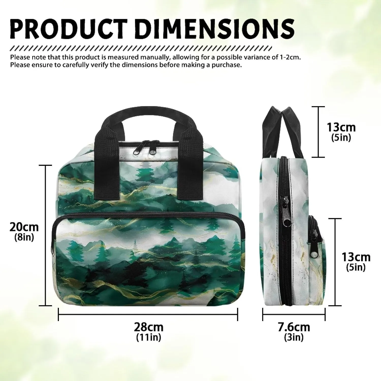Bible Cover for Women Men Study Bible Case with Handle Church Bag Tote Bag for Home, Office, Travel, School