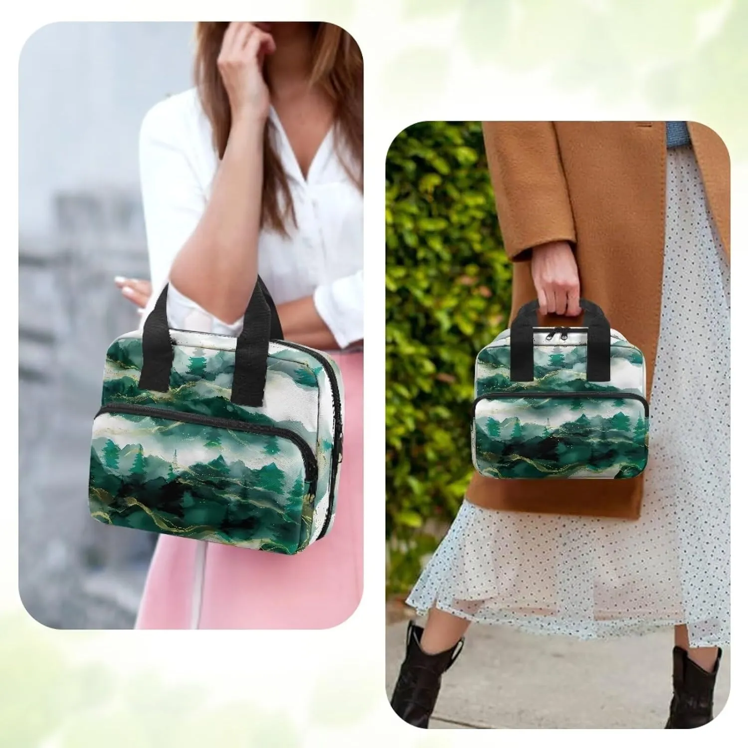 Bible Cover for Women Men Study Bible Case with Handle Church Bag Tote Bag for Home, Office, Travel, School