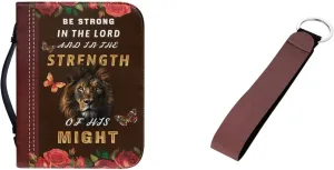 Bible Covers for Women Men with Keychain Carrying Book Case Church Bag Bible with Pockets Large Bible Cover